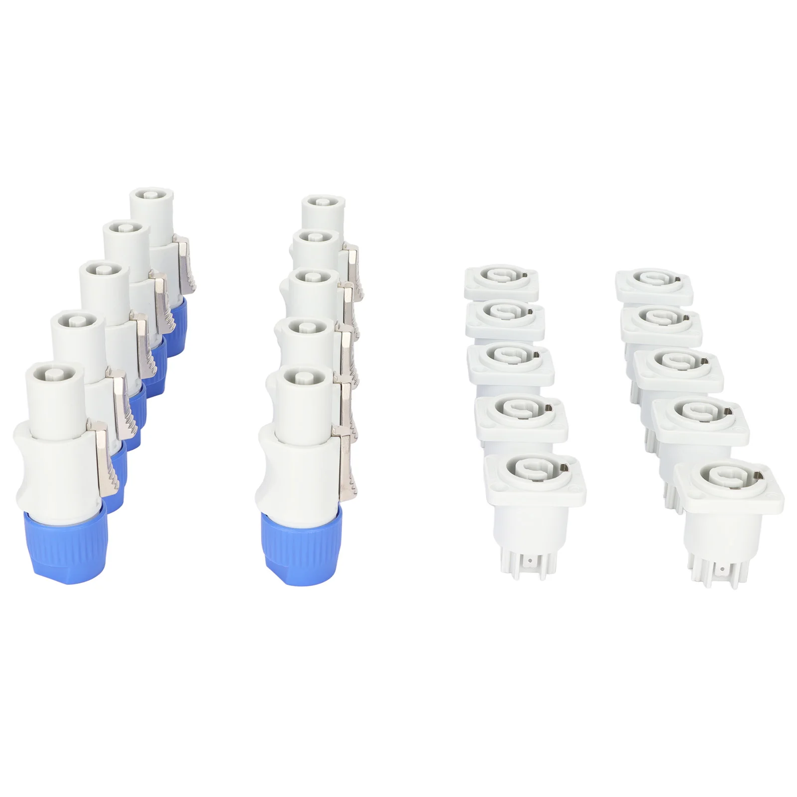 3 Pin Male and Female Head Connectors 20A Plug and Play Speaker Power Connector for Beam Light Stage Light Power