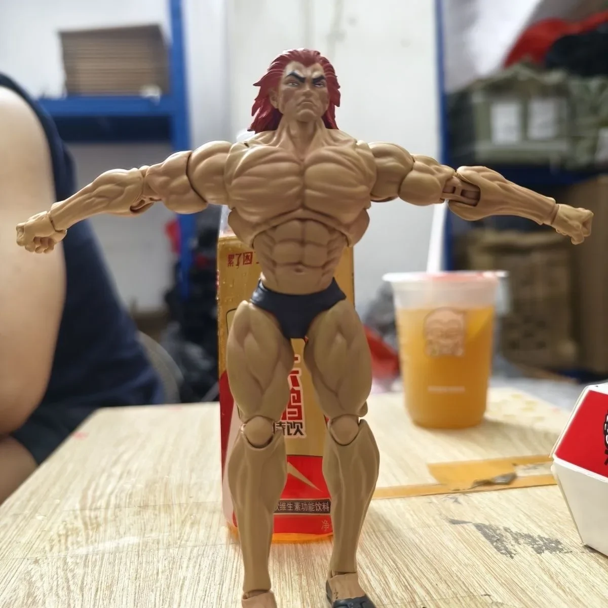 18cm Storm Toys Son Of Ogre Baki Anime Figures Yujiro Hanma Action Figure Statue Collection Figurine Model Doll Toys Kids Gift