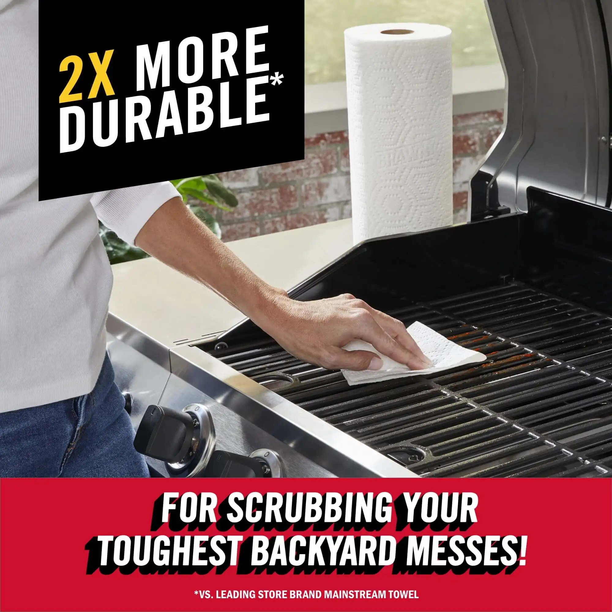 Pick-a-Size Paper Towels 6 Double Rolls Strong Durable and Absorbent Perfect for Tough Messes and All Your Everyday Cleaning