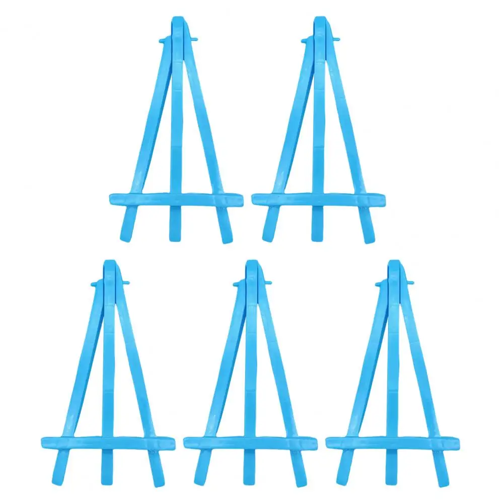 Triangle Easel Mini Triangular Easel Set of 5 Mini Plastic Sketching Easels for Kids Art Display Triangle Holder Stand Artist