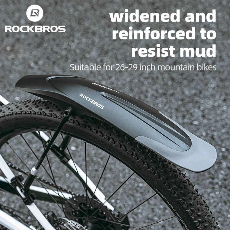 Quick Release Mud Flaps For 26-29 Inch Mountain Bikes - Durable Pp+pet  Fenders