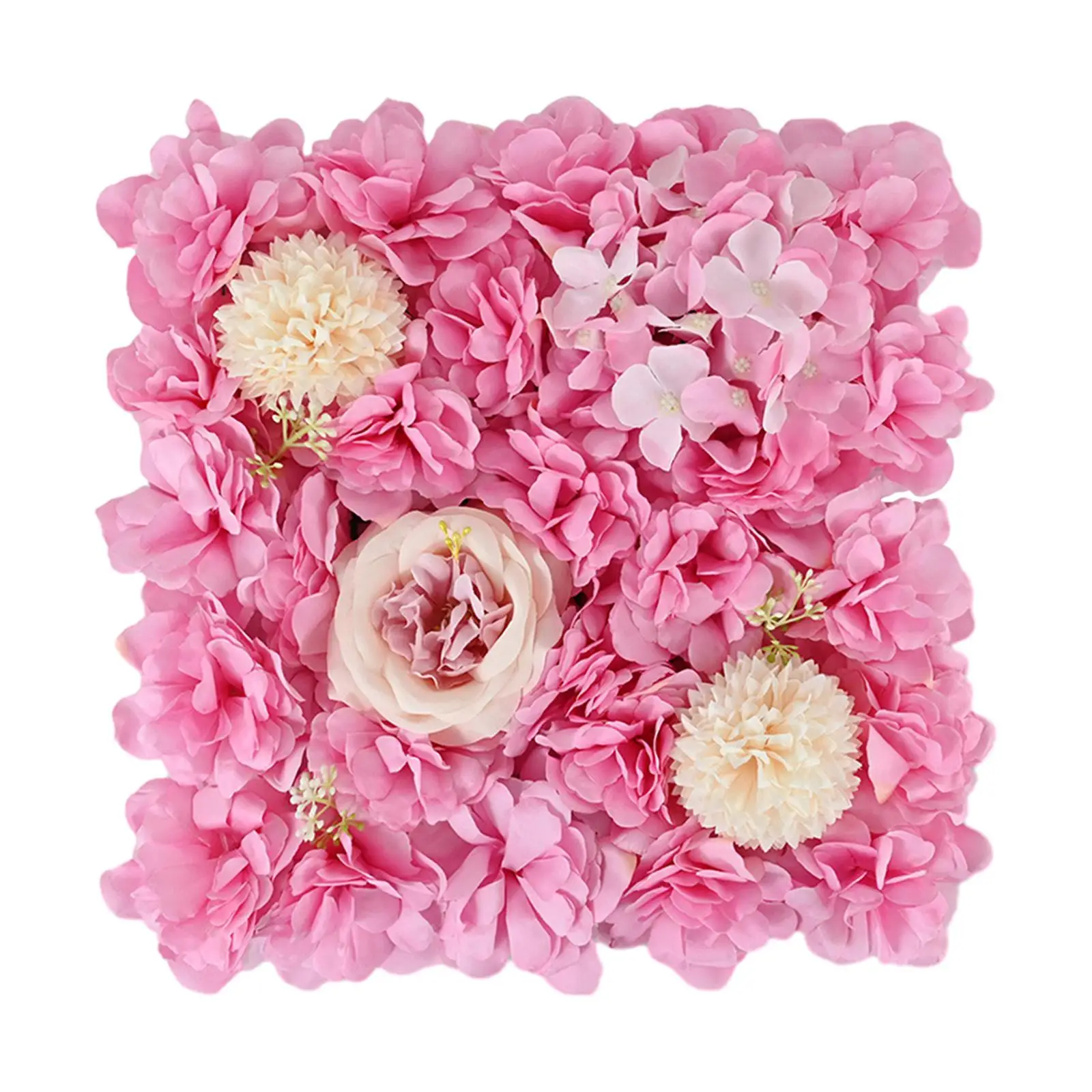 Artificial Flower Wall Panel Flower Arrangement Valentines Day Decoration for The Home for Wedding Stage Ceremony Party Decor