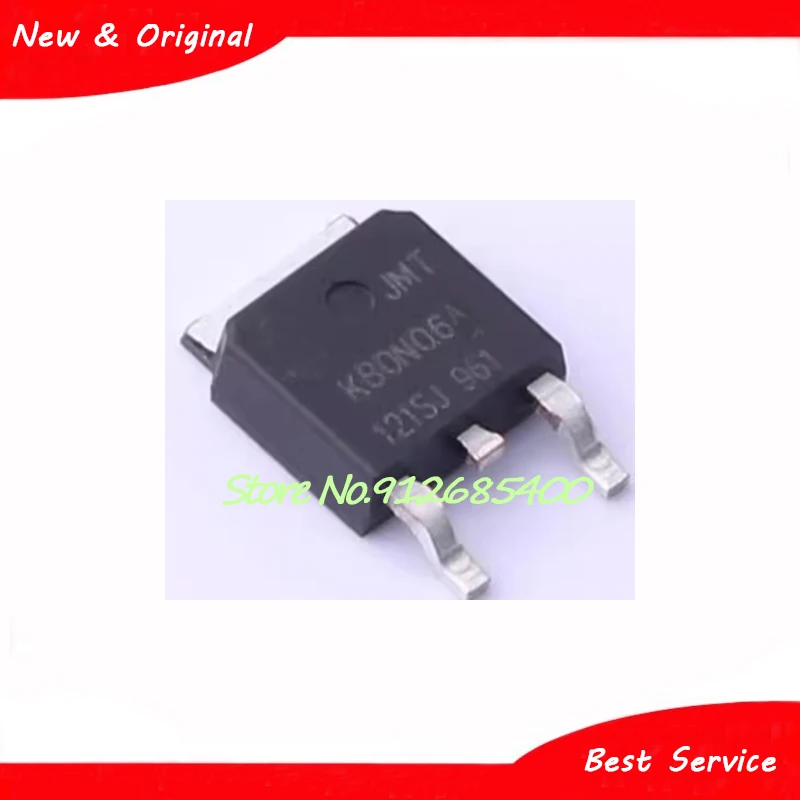 

10 шт./лот JMTK80N06A TO-252 K80N06A Новый и оригинальный телефон