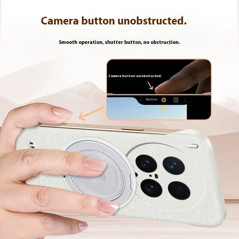 Fashionable Borderless 360° Rotating Stand PC Case Cover