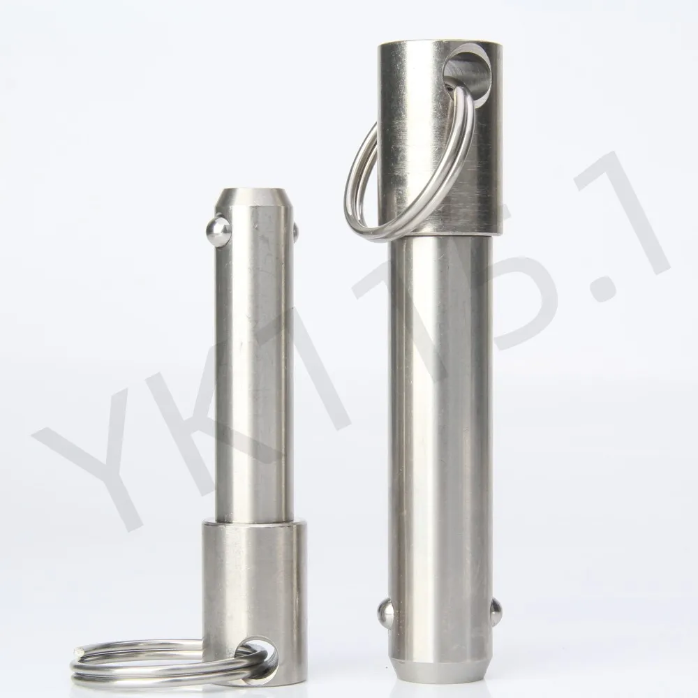 YK115.1 Safety Spring Lock Pin All Stainless Steel Pull Ring Quick Release Ball Lock Pins stainless steel ball lock pins