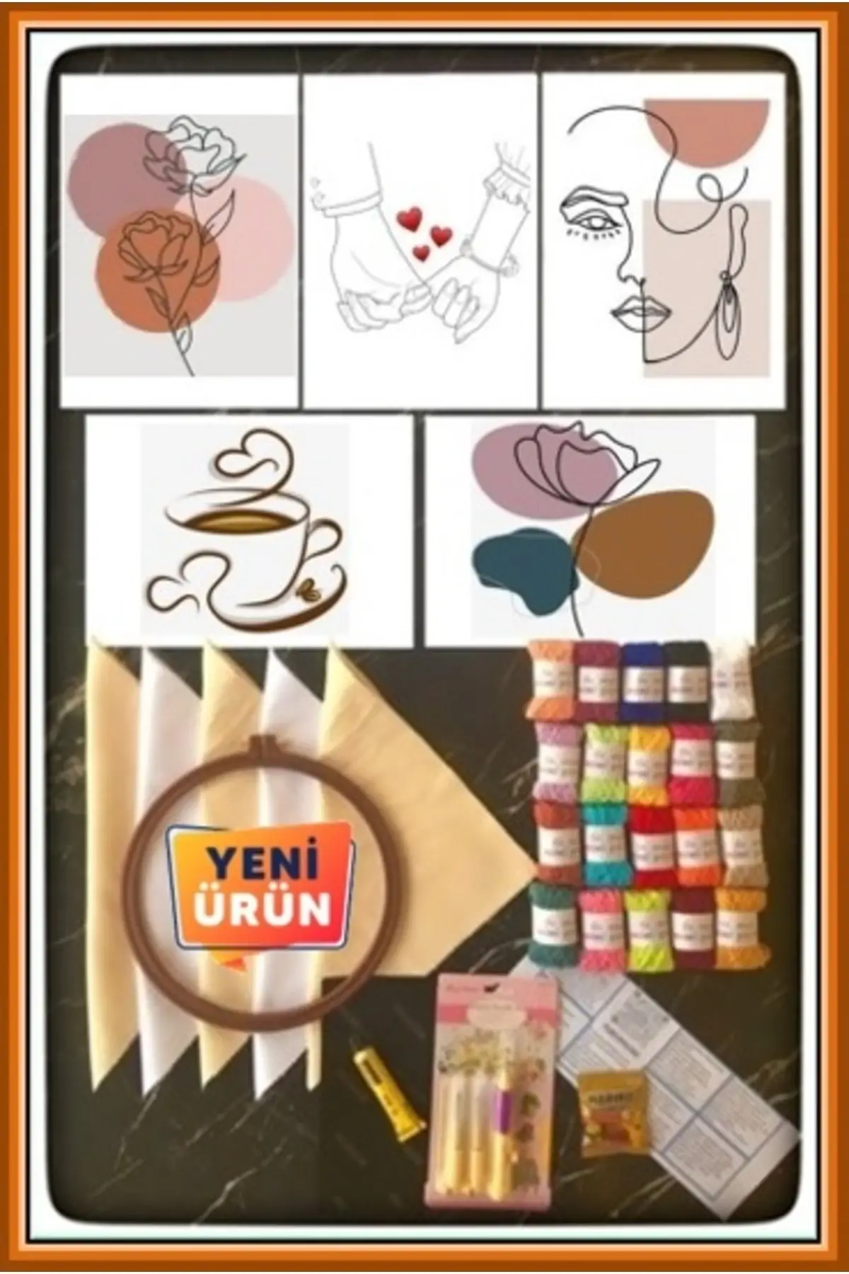 

Startup Punch Set Embroidery Kits Hobby Supplies & Entertainment Living