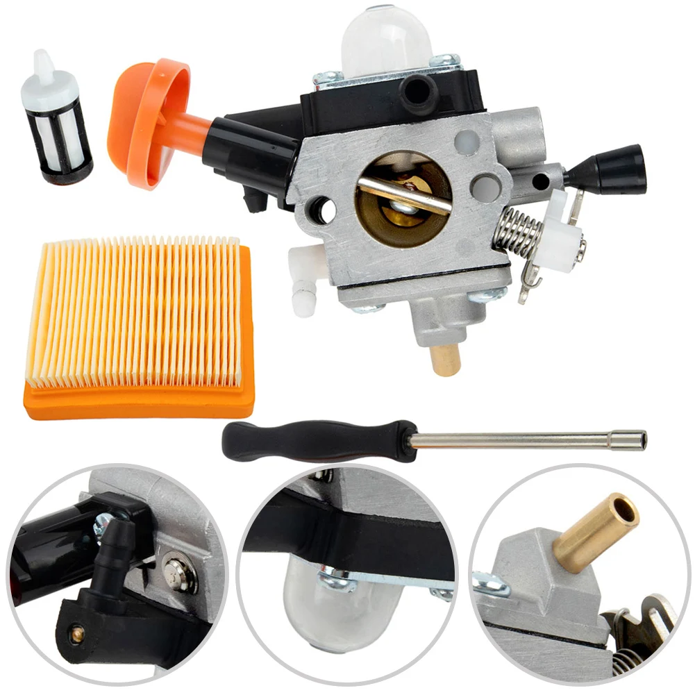 Description Picture 2 of itemCarburetor Kits For FS89 FS91 FS111 FS131 HT102 HT103 4180-120-0615 Lawn Mower Parts Home Garden Power Tool Brushcutter Access