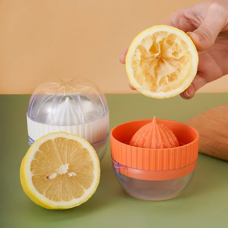 New Manual Portable Citrus Juicer Kitchen Tools Plastic Orange