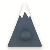 1 Set Nordic Mountain Shape Clothes Hanger Fujiyama Wall Mounted Coat Hook Self Adhesive Hook Clothes Children Room Decor Hanger 5