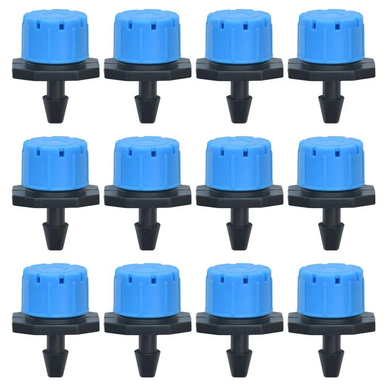 Luxtrada 100Pc Adjustable Emitter Dripper Micro Drip Irrigation