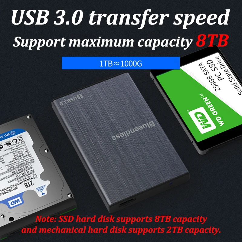 ޴ 2.5 ġ SATA ϵ ̺ Ͽ¡ USB 3 0-Micro-B Hdd  ϵ ũ SSD ̽ (PC Ʈ Ʈ ׼ )