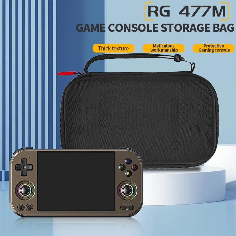 Anbernic RG477M Metal Game Console Travel Handbag Portable