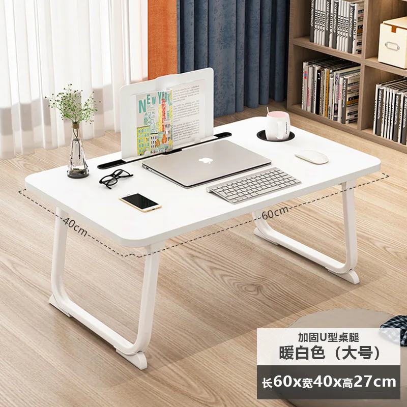 

Aoliviya Official Bed Computer Desk College Student Dormitory Upper Lazy Foldable Small Table Home Bedroom Simple Study Desk