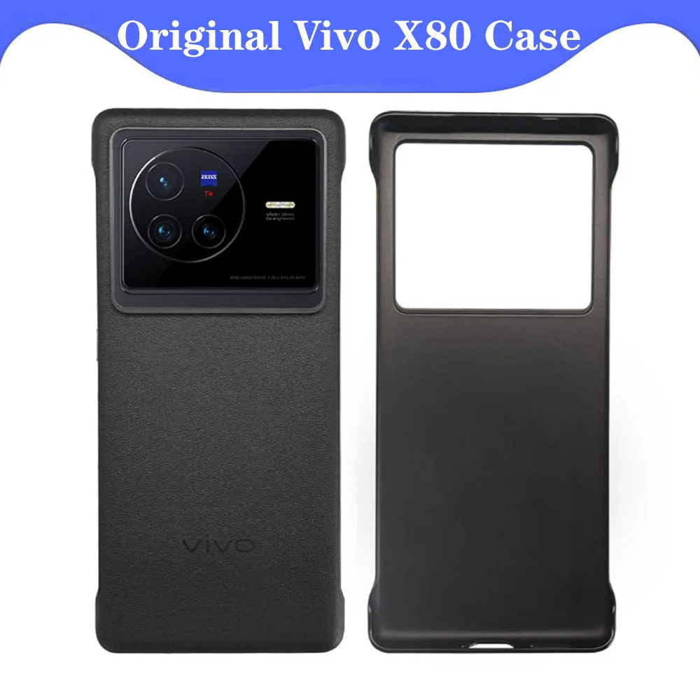 Custodia Protettiva In Pelle Pc + Pu Ultra Sottile Originale Vivo X80 Pro Al 100% Per Smartphone Vivo X80/X80 Pro
