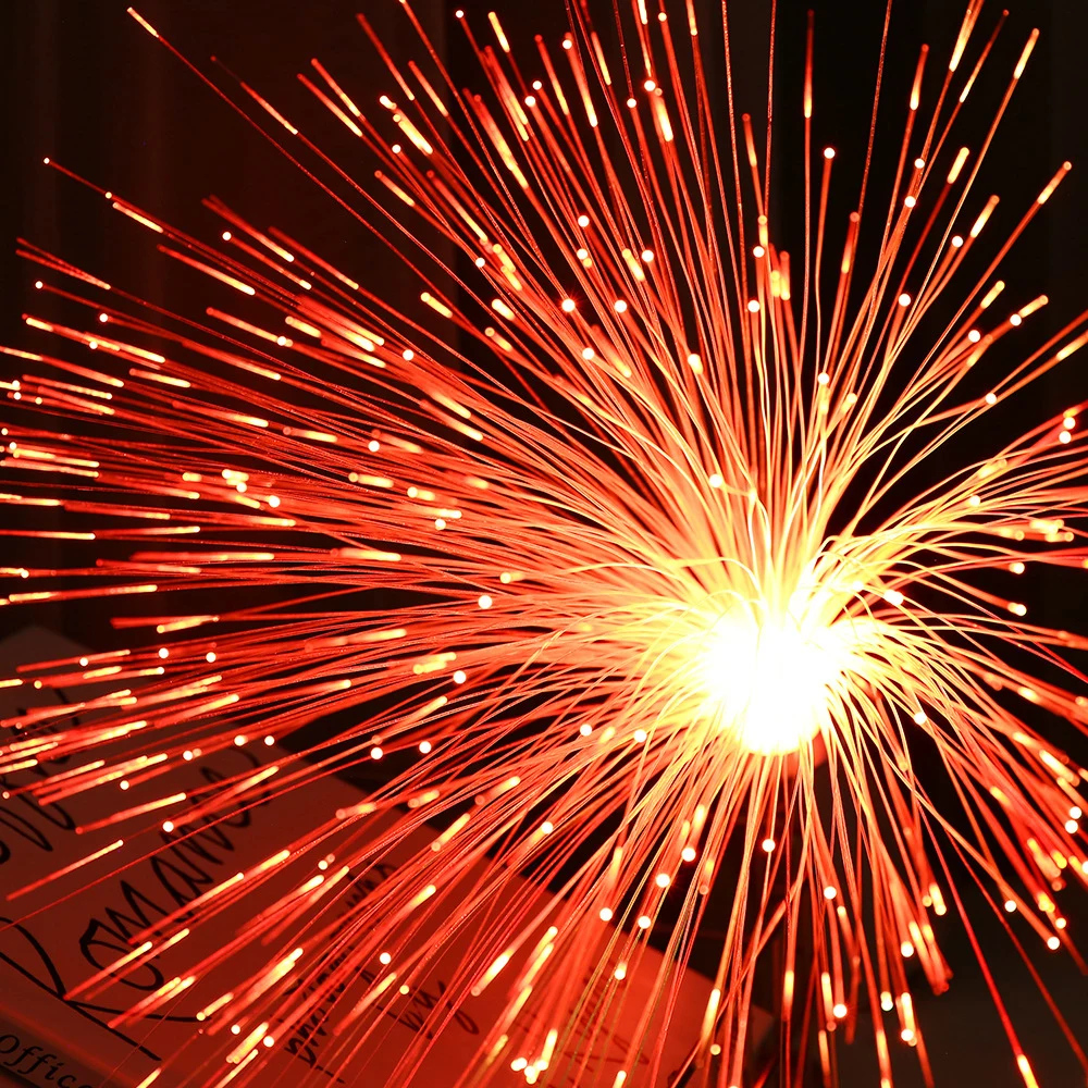 Holiday Atmosphere LED Fiber Optic Lights Lanterns Starry Sky Wedding Party Christmas Decoration Home Furnishing