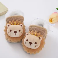 Babies' Snow Boots Cotton-padded Shoes  Toddler Soft-soled Shoes Boys Girls Plush Cartoon Decoration Patchwork Non-skid Shoes 3