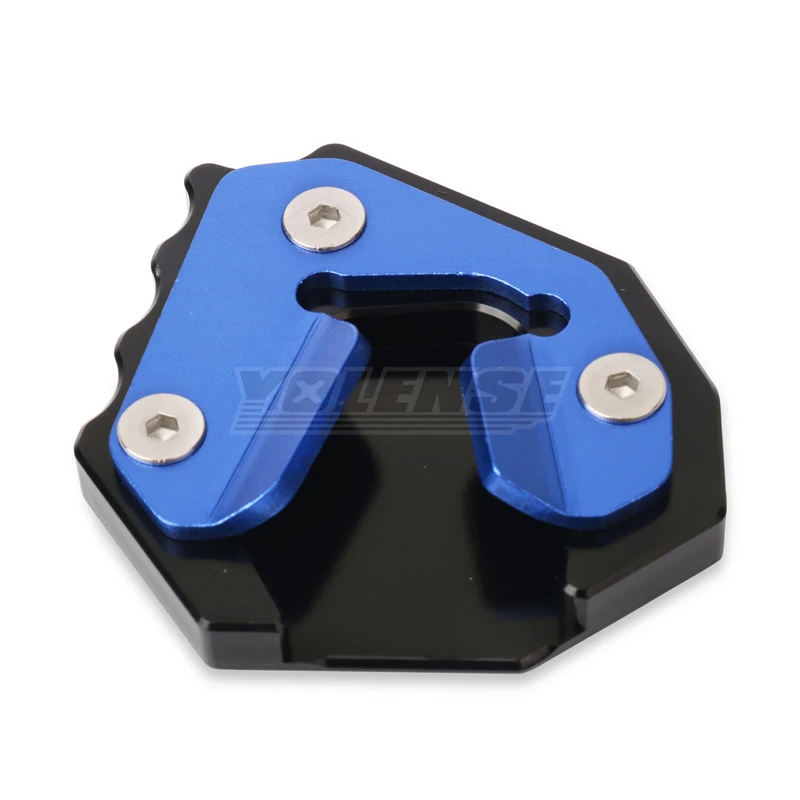 Motorcycle CNC Kickstand Foot Extension Pad & Support Plate Enlarge Stand