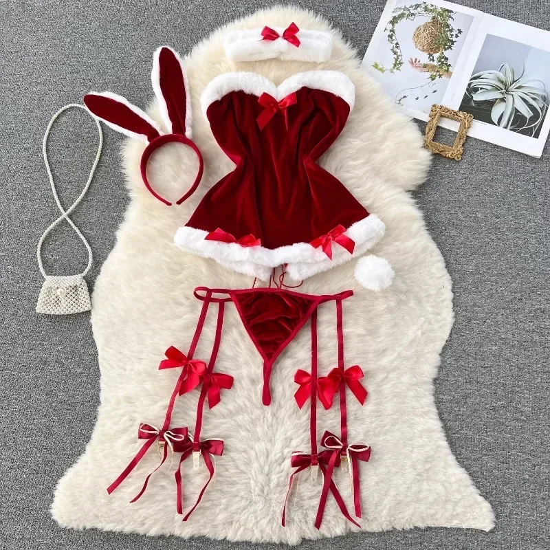 Playful rabbit costume lingerie