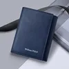 WILLIAMPOLO 2024 New Men's Wallet Leather Men's Anti THeft Wallet For Card Document Holder Side Purse Male Cool Purse Boy 1