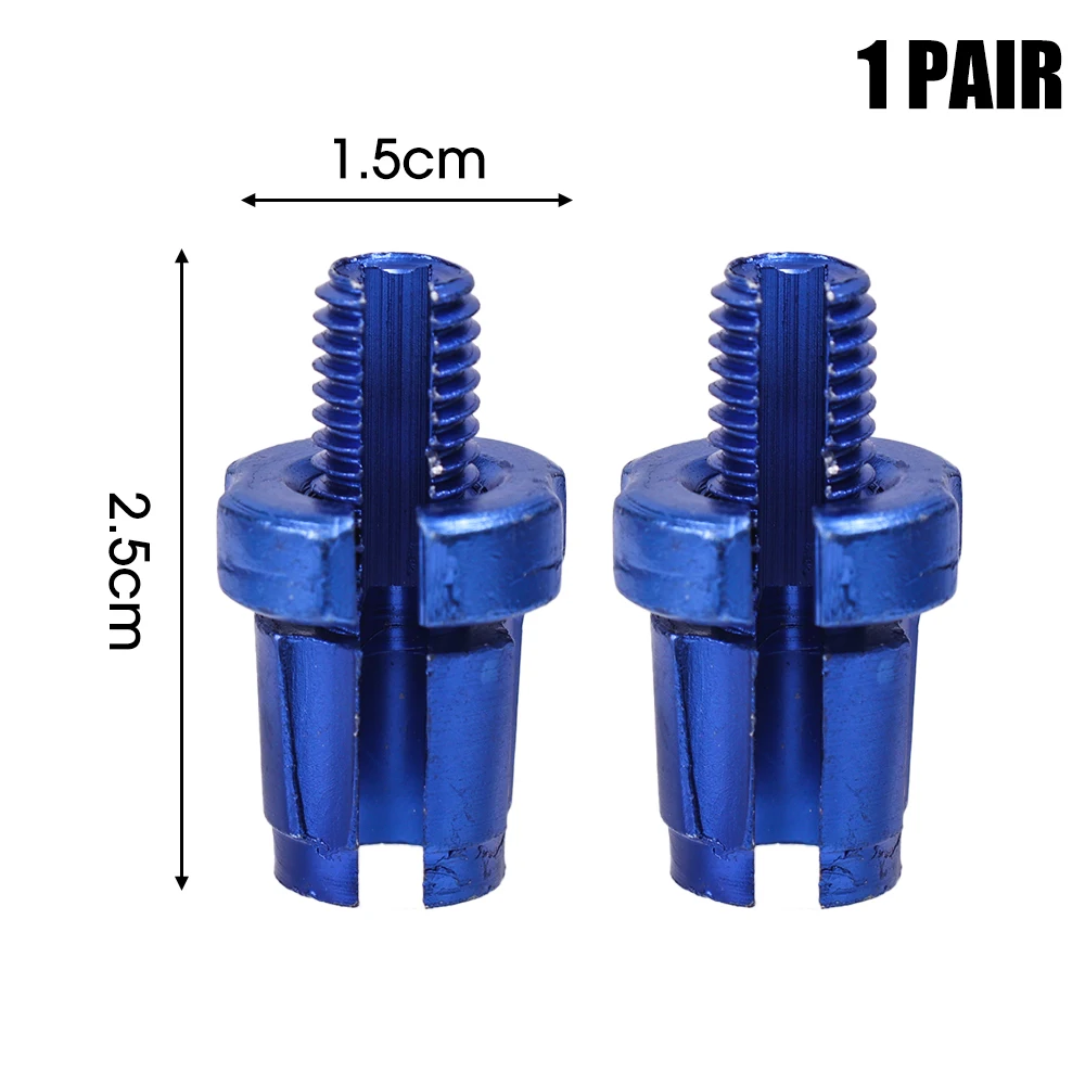 Aluminium Bremsschraube Für V-Bremse M10 X 1,25 – 4 Stück, Blau, Für MTB & Rennrad, Leicht & Stabil