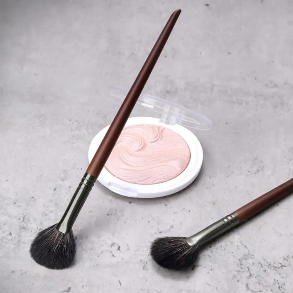 Goat Hair V Face Partial Contour Brush Makeup Tool Maquillaje Loose Powder Brush Makeup Brush Blush Brush Highlighter Brush