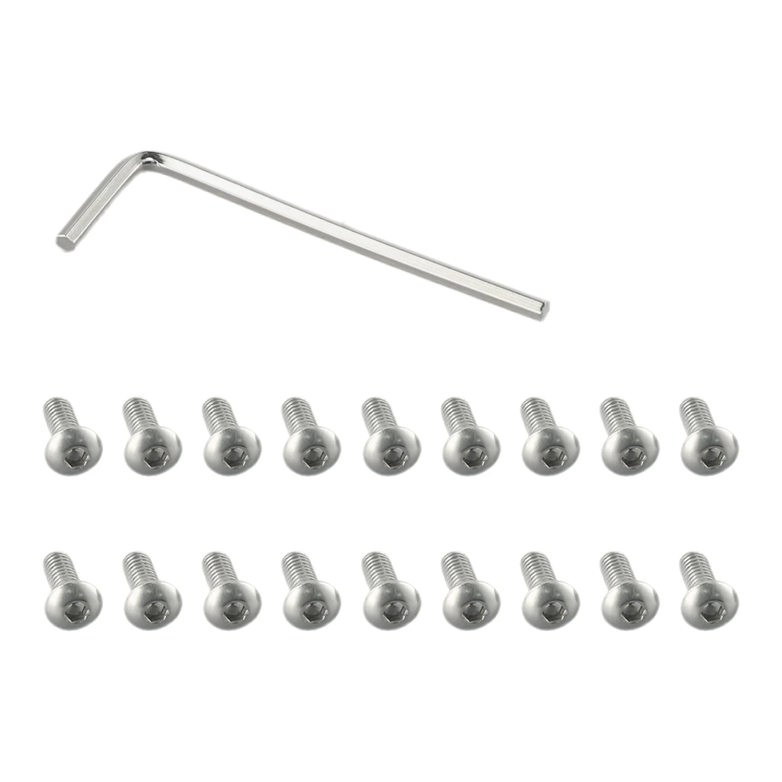 Stahlschrauben-Set mit 18 Stück für die untere Abdeckung des Elektrorollers, passend für NINEBOT Max G30, 10 x 4 mm, Ersatz-Hardware-Kit – Detail 10