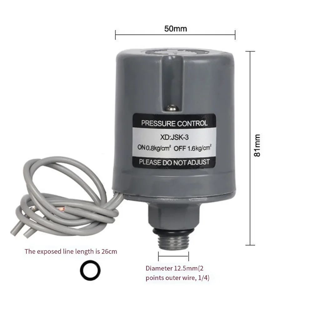 Self-priming Water Pump Accessories Pressure Switch Adjustable Mechanical Water Pump Pressure Switch Controller