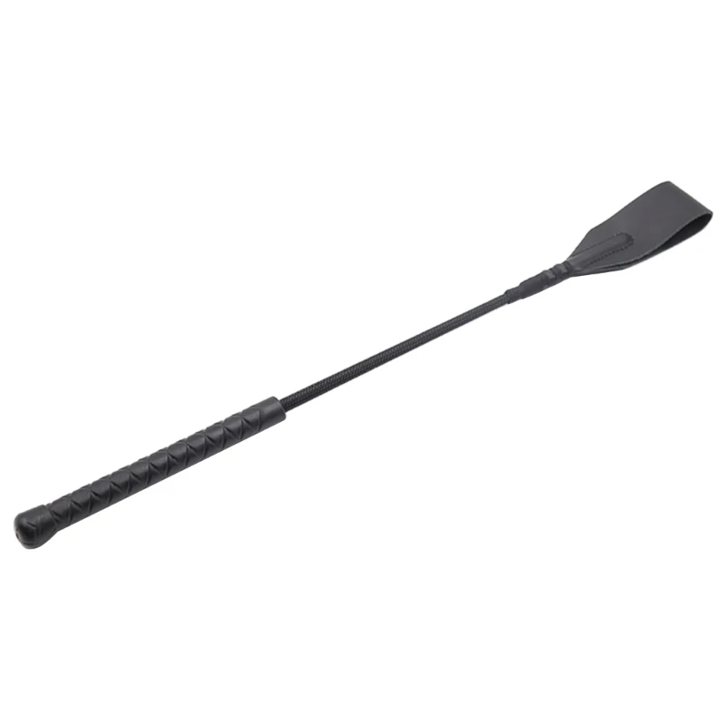 

Short Horsewhip PU Leather Horse Whip Stage Performance Props Durable