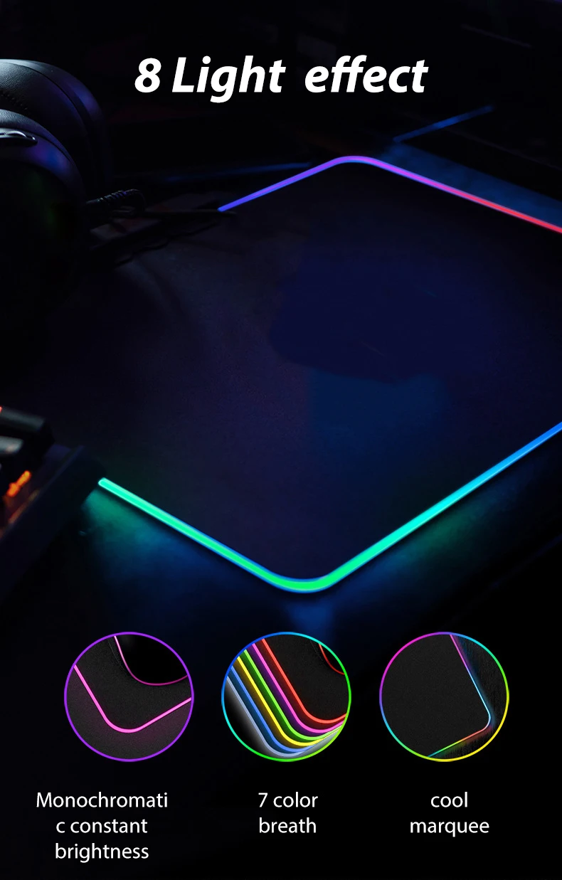 cool gaming mouse LED Wireless Mouse with Mouse Pad Slim Rechargeable Wireless Silent Mouse 2.4G Portable USB Optical Wireless Computer Mice cute computer mouse