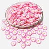 500g/Bag 10mm Mix Color Flower Smile Face Fruit Shape Polymer Clay Spacer Loose Slice Polym Clay Dollhouse Toys Phone Decor 6
