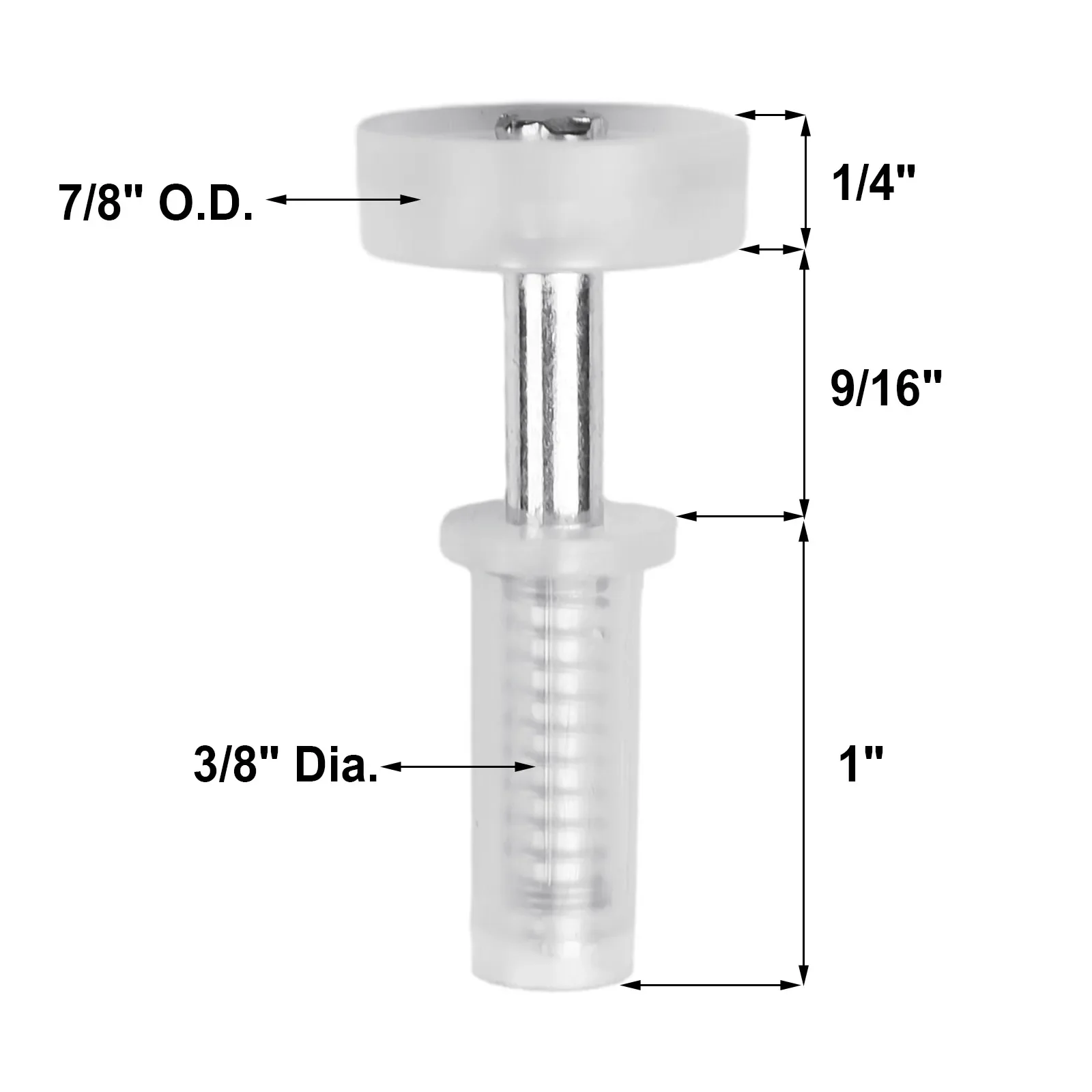 4PCS Bifold Door Top Guide Wheel Bifold Cabinet Door Hardware Repair Parts Rust-resistant White Hardware Cabinet