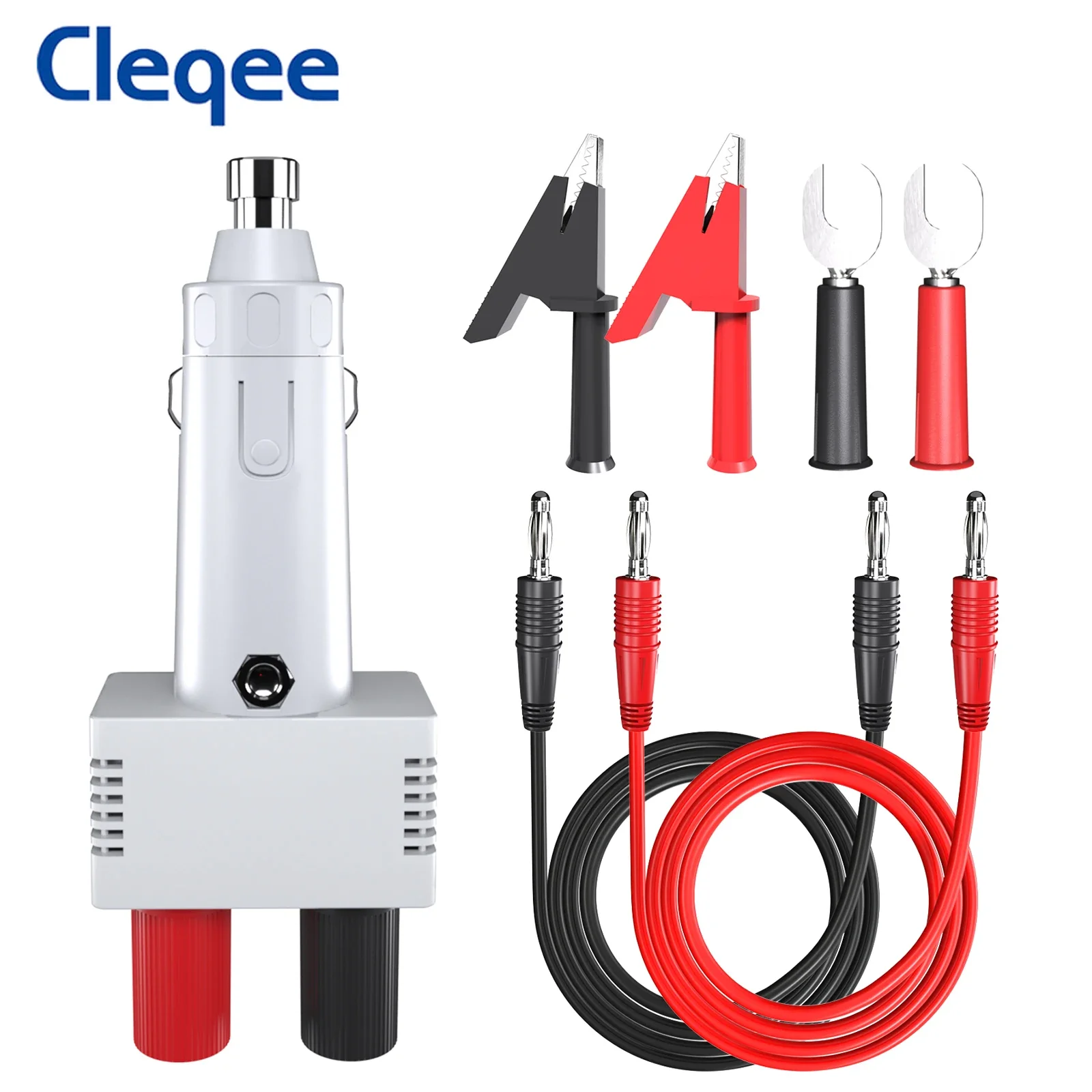 

Тестовые провода Cleqee P90025 с зажимами типа «банан», 4 мм, 12 В, 10 А