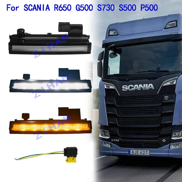 Lumières de pare-soleil LED pour camion Scania, lampe de pare