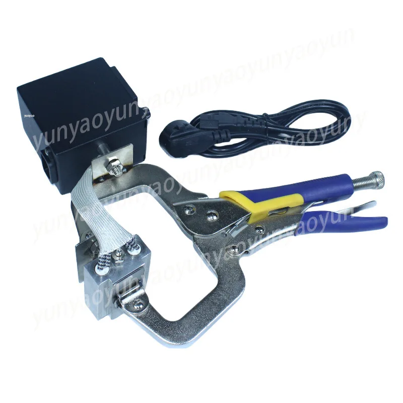 220V 500W 휴대용 핫 스탬핑 기계, 사이클 몰드 번호 변경 가능 엠보싱 도구 (가죽 로고 인쇄용)