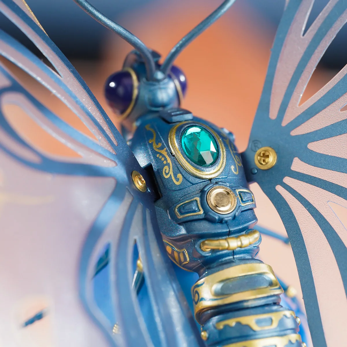 Robotime ROKR 나비 DIY 기계식 3D 퍼즐 장난감, 선물용 바이오닉 나비 날개, 황금 조명, 장미 절묘한 질감