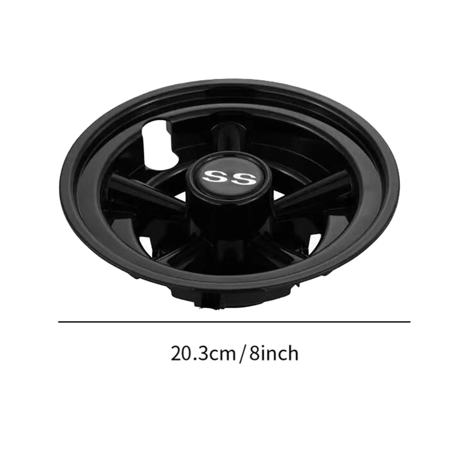 4x Golf Cart Wheel Covers Golf Cart Hub Caps, Lightweight Portable Universal