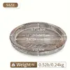 Wooden Decorative Tray, Small Farmhouse Table Centerpiece Rustic Whitewash Wood Plate, For Home Room Living Room Office Decor 2