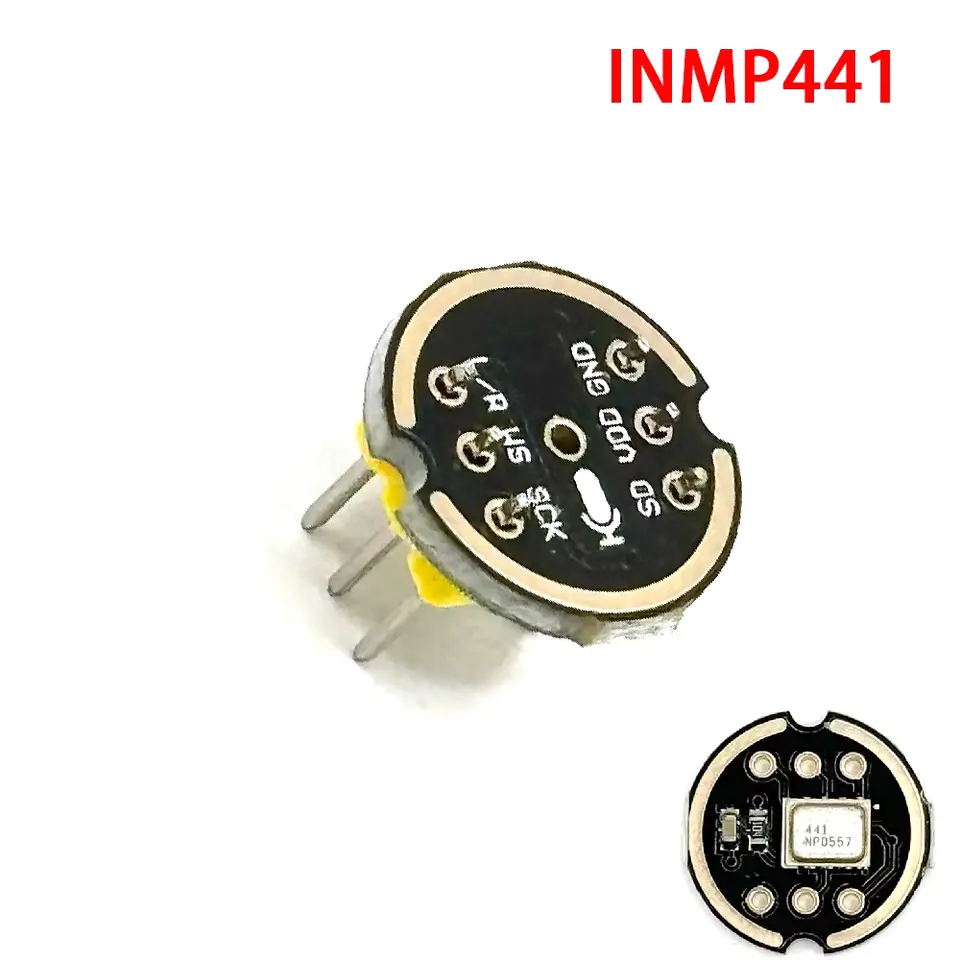 Omnidirectional Microphone Module I2S Interface INMP441 MEMS High Precision Low Power Ultra small volume for ESP32 image 1