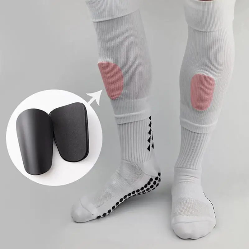 Mini Leg Guards For Football 2pcs Shockproof Mini Shin Guards For Football Portable Protective EVA Foam Soccer Training Supplies