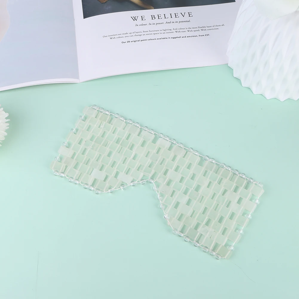 Description Picture 4 of itemJade Eye Mask Sleeping Eye Mask Alleviate Puffiness Jade Stone Eye Cover Relieve Wrinkles Anti-Aging for Hot & Cold Therapy