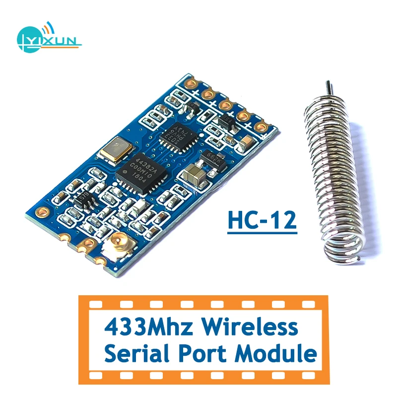 

HC-12 SI4438 SI4463 HC12 433Mhz Wireless Serial Port Module 1000M Replace Bluetooth UART interface Brand New Original