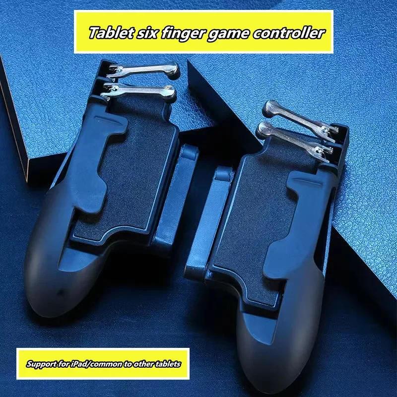 

H11 Six Finger Gamepad Controller for PUBG Game Joystick Handle for IPad Tablet L1R1 Fire Shooting Trigger Button Christmas Gift