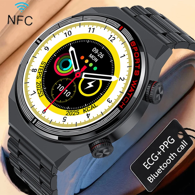 

New ECG+PPG Smart Watch for Xiaomi Laser Treatmen Blood Glucose Blood Pressure Fitness Sports Smartwatches IP68 Waterproof