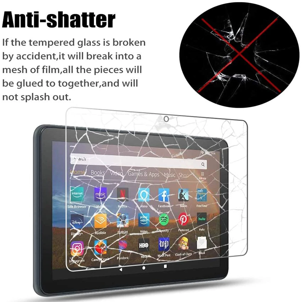 Premium Tempered Glass Screen Protector for 10.3 Tablets - 2 Pack