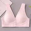 Cotton Nursing Bra Maternity Thin Section Undershirt Breastfeeding Underwear Without Steel Ring Front Open Buckle Breathable Pos 3