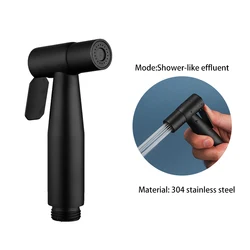 Handheld Bidet Sprayer with Self-Cleaning Nozzle and Shower Head Accessories (Stainless steel)