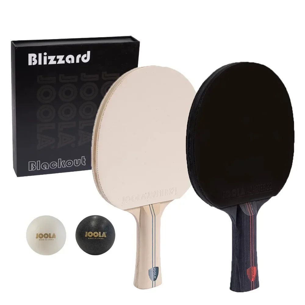 

Table tennis racket set with suitcase and trumpet shaped grip, which can improve performance, speed, and rotation