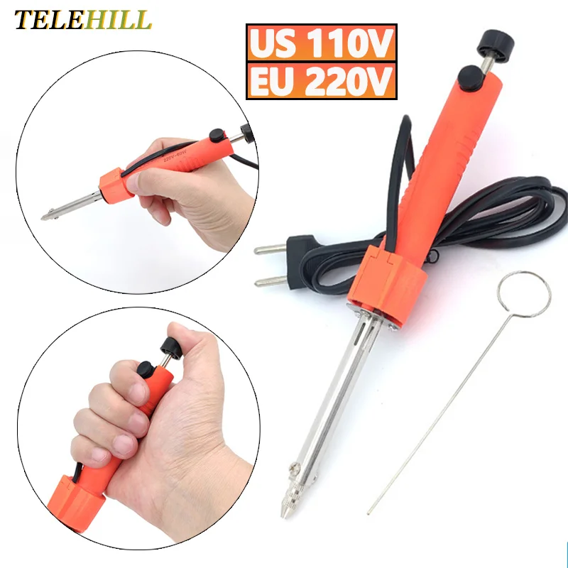 

Electric Vacuum Solder Sucker 110V/220V 36W EU/US Plug Welding Repair Desoldering Pump/Soldering Iron/Removal Solder Iron Pen