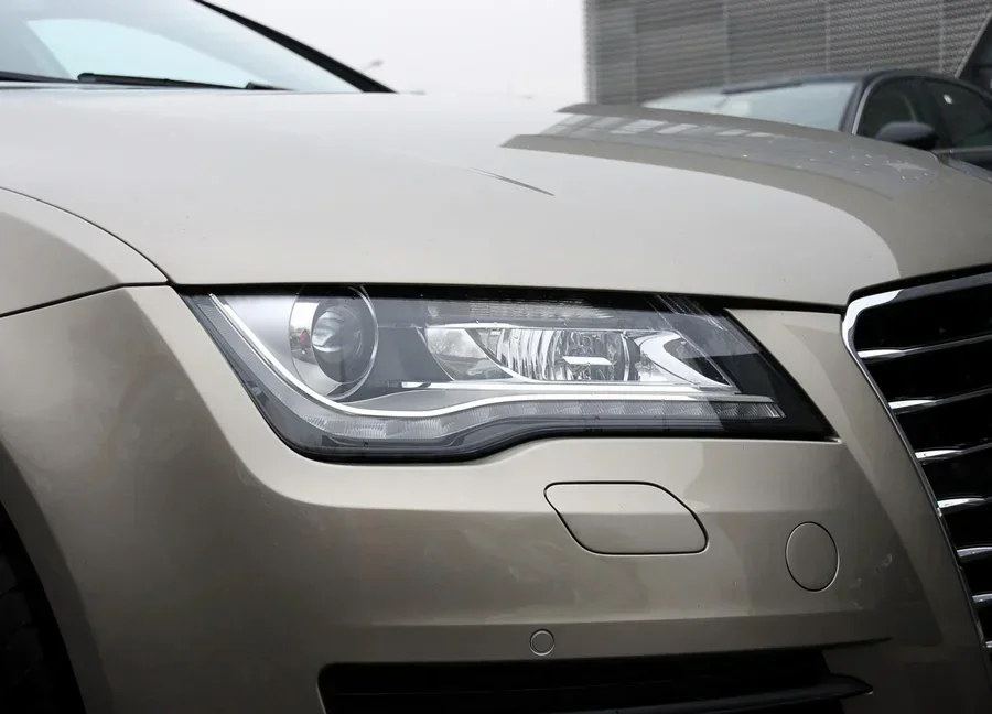 IITA Couvercle Coque Phare Couvercle Lentille Phare Avant Voiture Étui Automatique Pour Abat-Jour De Phare Pour Audi Pour A6 Pour C7 Pour 2012-2015 Couvercle Phare Voiture (Taille : La Gauche