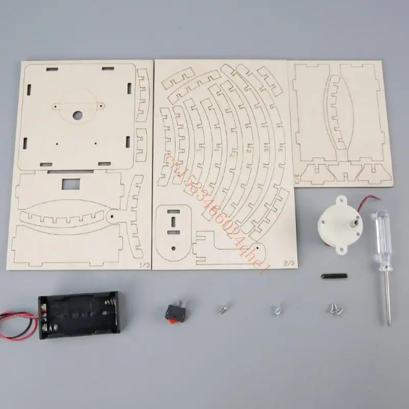 천연 재료 물리학 교육 보조 DIY 레이더 스테이션 모델 학습 기술 개념 세트 X5QC